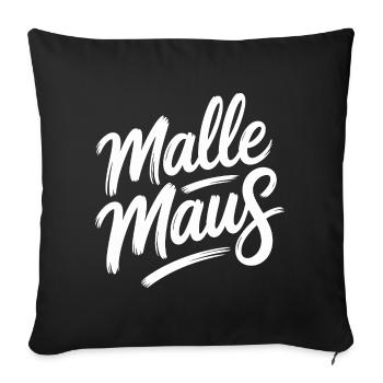 Mallemaus Bachelor Party Women Mallorca Fan Party Malle Mouse - Sofa pillowcase 17,3'' x 17,3'' (45 x 45 cm) - black - Front