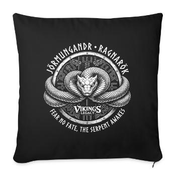 Le Sergent se réveille - Housse de coussin décorative 45 x 45 cm - noir - Devant