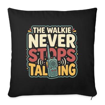 Head of the daycare center, head of the preschool - Sofa pillowcase 17,3'' x 17,3'' (45 x 45 cm) - black - Front