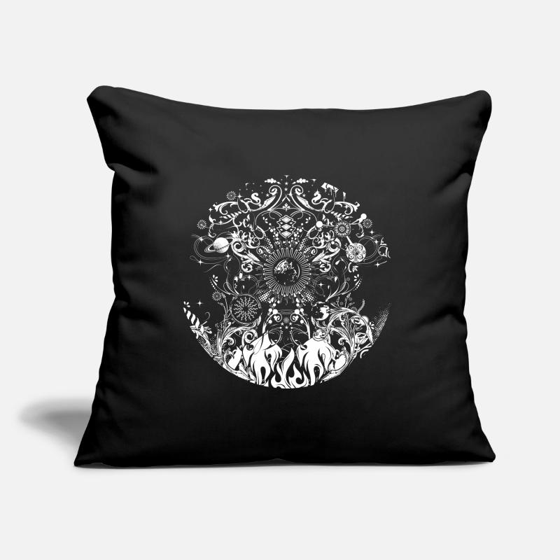 Les quatre éléments Housse de coussin décorative 45 x 45 cm