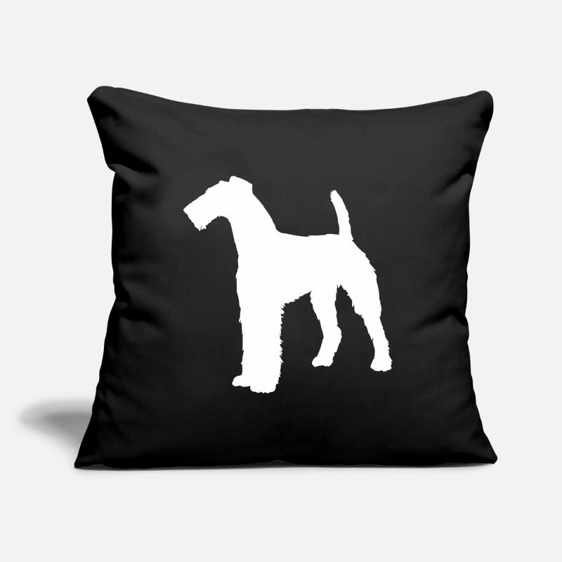 Airedale Terrier Housse de coussin décorative 45 x 45 cm