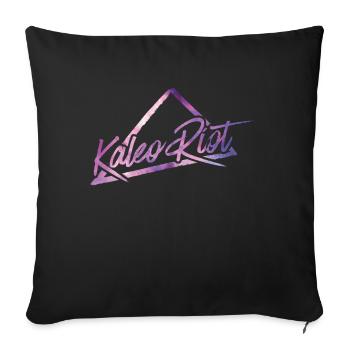 Kaleo Riot merchandise (No Background) - Sofa pillowcase 17,3'' x 17,3'' (45 x 45 cm) - black - Front
