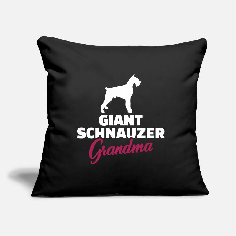 schnauzer géant Housse de coussin décorative 45 x 45 cm