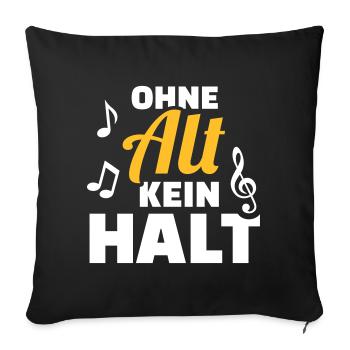Chor - Sofakissenbezug 45 x 45 cm - Schwarz - Vorne