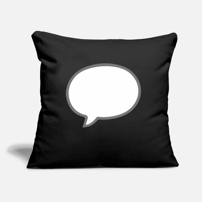 Comic Design Sprechblase Sofakissenbezug 45 x 45 cm