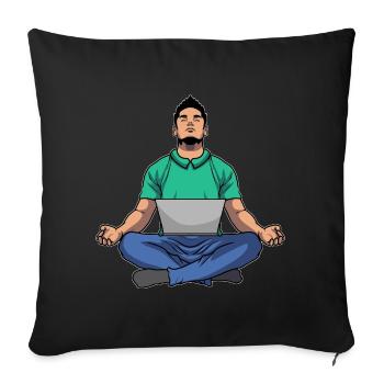 Programmer Coder Software Developer - Sofa pillowcase 17,3'' x 17,3'' (45 x 45 cm) - black - Front