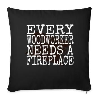 Woodworker Hobbyists Sabrina Carpenter Tshirts - Sofa pillowcase 17,3'' x 17,3'' (45 x 45 cm) - black - Front