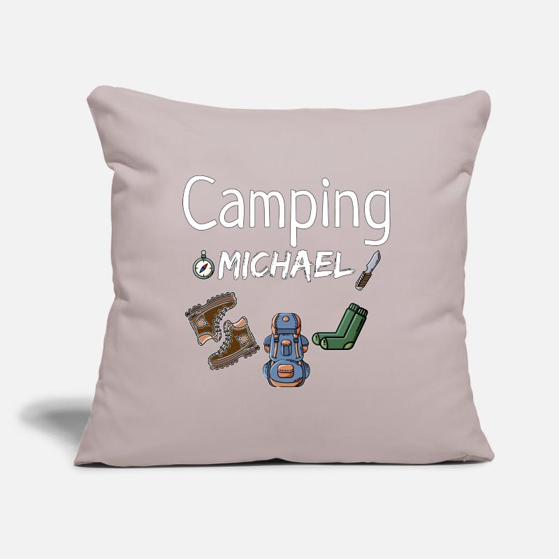 Camping Michael Camper Geschenk Sofakissenbezug 45 x 45 cm
