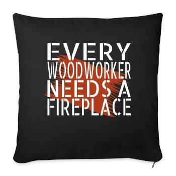 gift john carpenter tshirts axes - Sofa pillowcase 17,3'' x 17,3'' (45 x 45 cm) - black - Front