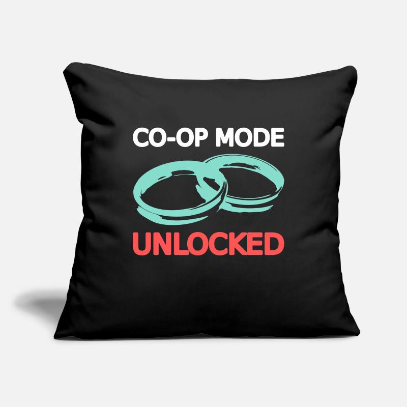 Ehe Hochzeit Ehefrau Ehemann Multiplayer Koop 1 Sofakissenbezug 45 x 45 cm