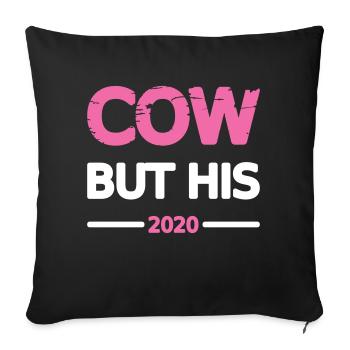 Zig Couple 2020 Woman Design Motif Grunge Vector - Sofa pillowcase 17,3'' x 17,3'' (45 x 45 cm) - black - Front
