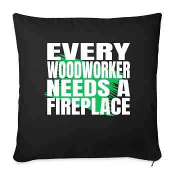 Joke Carpenter Joke Sabrina Carpenter Tshirts - Sofa pillowcase 17,3'' x 17,3'' (45 x 45 cm) - black - Front