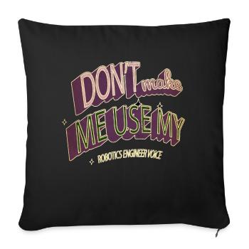 avacato cool i love cats gift idea persian fun - Sofa pillowcase 17,3'' x 17,3'' (45 x 45 cm) - black - Front