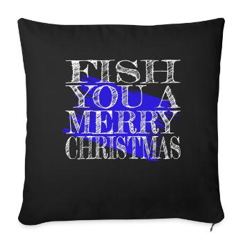 Ordinateur de plage Barbecue Rod Love Baby - Housse de coussin décorative 45 x 45 cm - noir - Devant