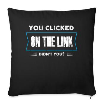 you clicked on the link didnt you Design - Sofa pillowcase 17,3'' x 17,3'' (45 x 45 cm) - black - Front
