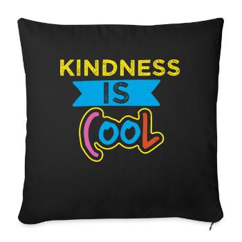 LA GENTILLESSE EST COOL - Housse de coussin décorative 45 x 45 cm - noir - Devant