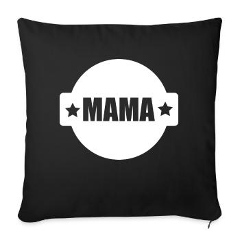 Mother Saying Gift Mom Mother's Day - Sofa pillowcase 17,3'' x 17,3'' (45 x 45 cm) - black - Front