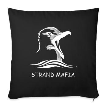 Strand Mafia - Sofakissenbezug 45 x 45 cm - Schwarz - Vorne