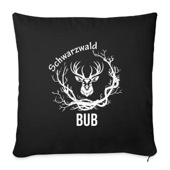 Schwarzwald Bub - Sofakissenbezug 45 x 45 cm - Schwarz - Vorne