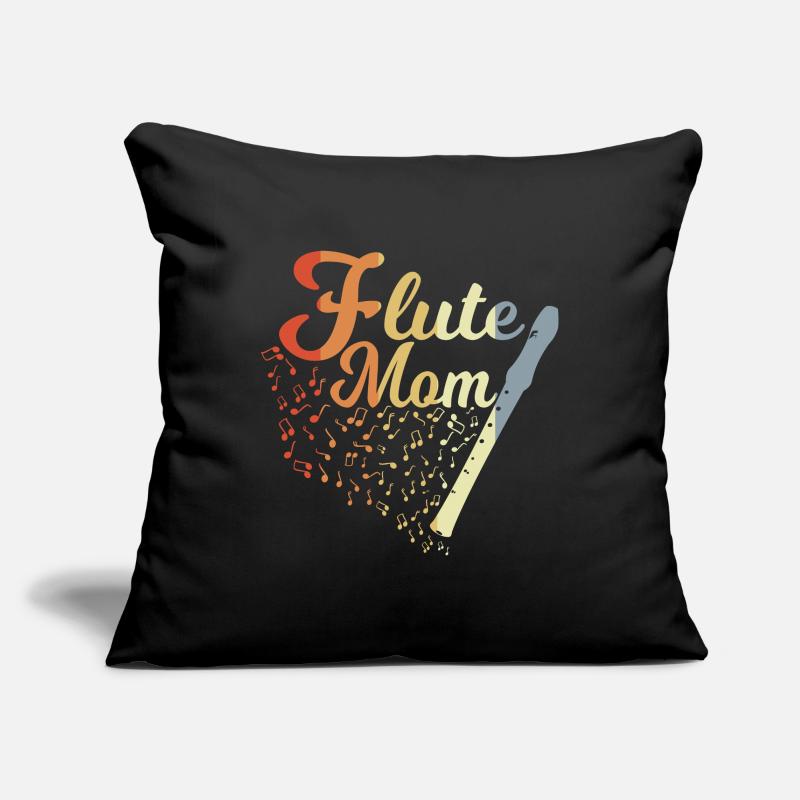 Flöte Mutter Sofakissenbezug 45 x 45 cm