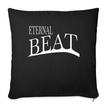 joke melody eternal enduring transcendent sayings - Sofakissenbezug 45 x 45 cm - Schwarz - Vorne
