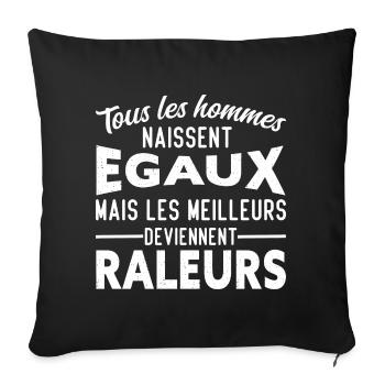 les meilleurs Raleurs - Housse de coussin décorative 45 x 45 cm - noir - Devant