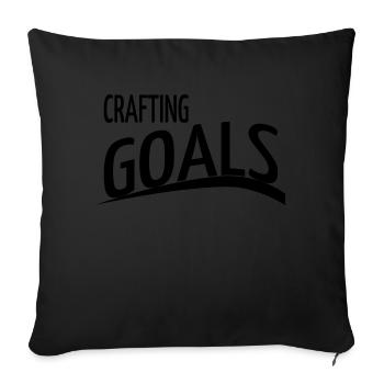 creative community soccer leagues statement - Sofakissenbezug 45 x 45 cm - Schwarz - Vorne