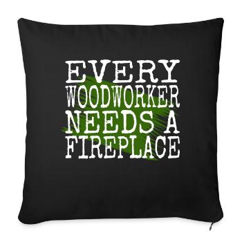 arborists love hobbyists john carpenter jokes - Sofakissenbezug 45 x 45 cm - Schwarz - Vorne