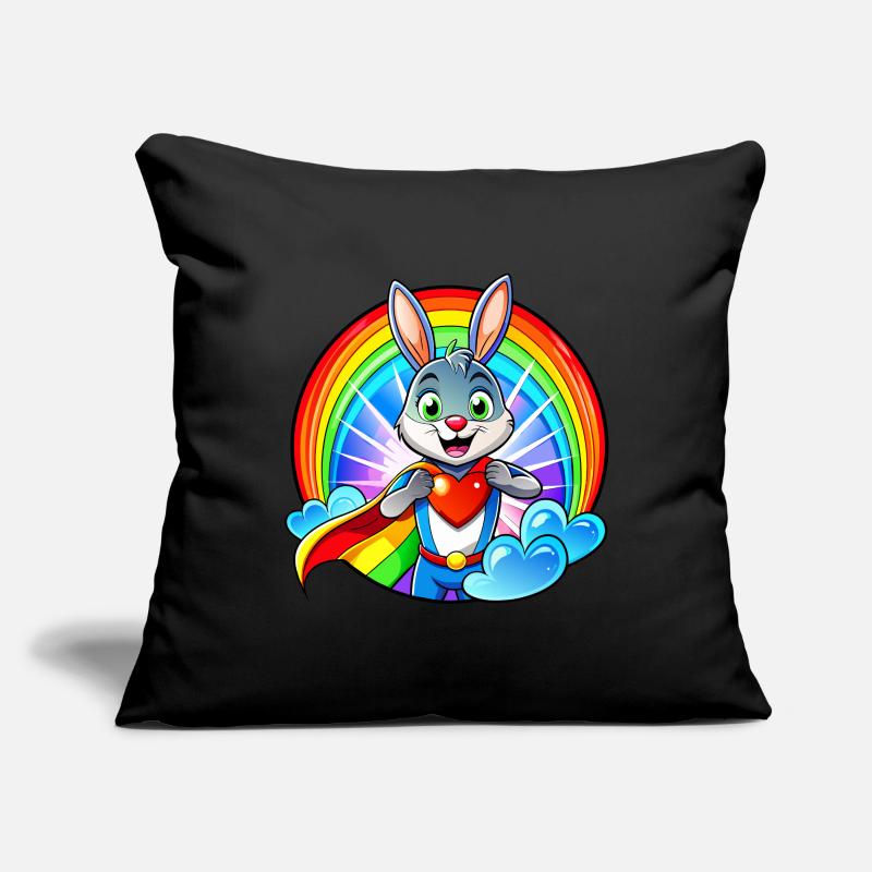 Superhero Bunny Sofa pillowcase 17,3'' x 17,3'' (45 x 45 cm)