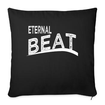 statement gift funny quote ageless beauty - Sofakissenbezug 45 x 45 cm - Schwarz - Vorne