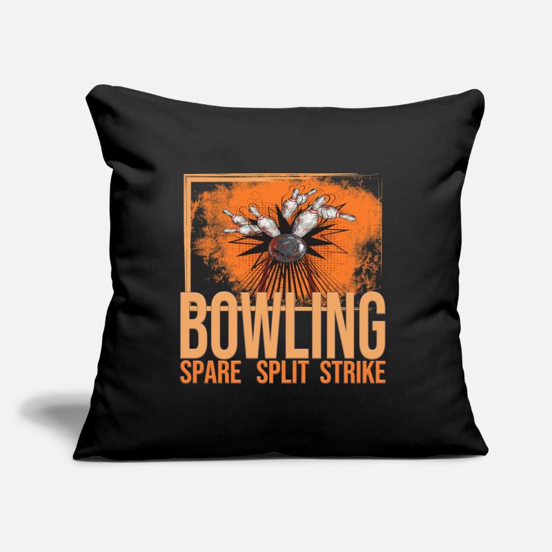 Bowling - Spare - Split - Strike Sofakissenbezug 45 x 45 cm