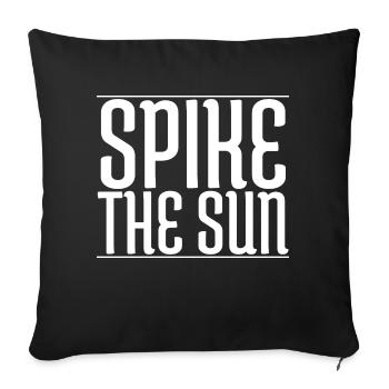 Quote Beach Volleyball Skills Sun Kissed - Sofa pillowcase 17,3'' x 17,3'' (45 x 45 cm) - black - Front