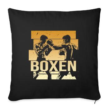 Boxen - Sofakissenbezug 45 x 45 cm - Schwarz - Vorne