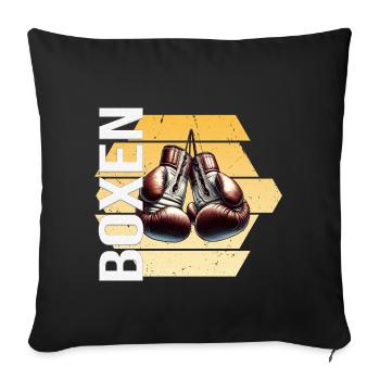Boxen - Sofakissenbezug 45 x 45 cm - Schwarz - Vorne