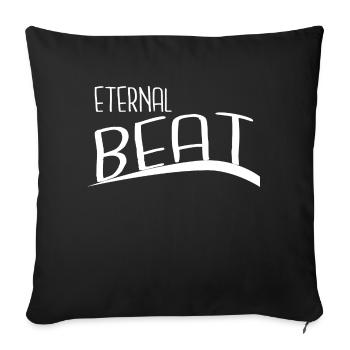rhythm timeless style timeless charm gift - Sofa pillowcase 17,3'' x 17,3'' (45 x 45 cm) - black - Front