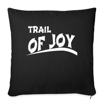 Inner Bliss Mountain Biking Enthusiasts - Sofa pillowcase 17,3'' x 17,3'' (45 x 45 cm) - black - Front