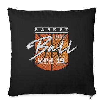 Basketball Basketball Players - Sofa pillowcase 17,3'' x 17,3'' (45 x 45 cm) - black - Front