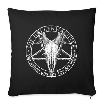 The Hell Guardians Classic - Sofa pillowcase 17,3'' x 17,3'' (45 x 45 cm) - black - Front