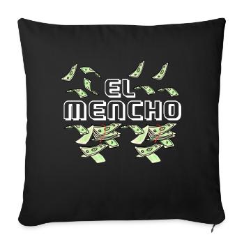 Ce el mencho - Housse de coussin décorative 45 x 45 cm - noir - Devant