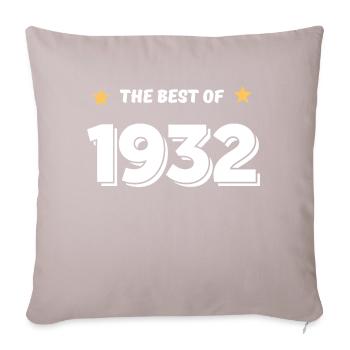 Best of 1932 - Sofa pillowcase 17,3'' x 17,3'' (45 x 45 cm) - light taupe - Front