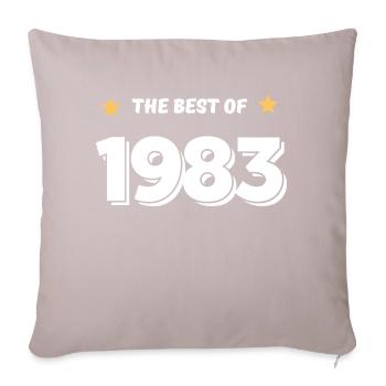 Best of 1983 - Housse de coussin décorative 45 x 45 cm - taupe clair - Devant