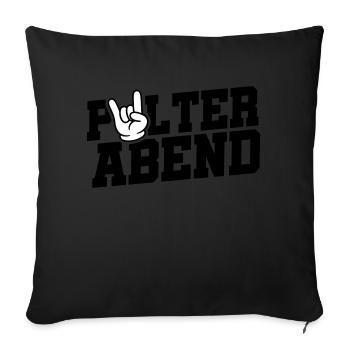 Polterabend Party - Sofakissenbezug 45 x 45 cm - Schwarz - Vorne