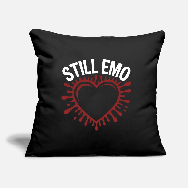 Toujours emo ! Esthétique alternative gothique emo Housse de coussin décorative 45 x 45 cm