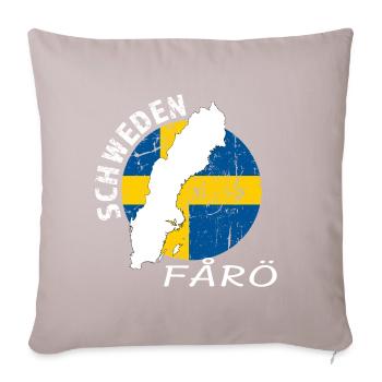 Faro - Sofa pillowcase 17,3'' x 17,3'' (45 x 45 cm) - light taupe - Front