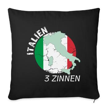 3 Peaks - Sofa pillowcase 17,3'' x 17,3'' (45 x 45 cm) - black - Front