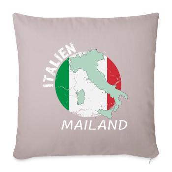 Mailand - Sofakissenbezug 45 x 45 cm - helles Taupe - Vorne