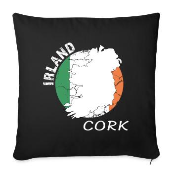 Liège - Housse de coussin décorative 45 x 45 cm - noir - Devant