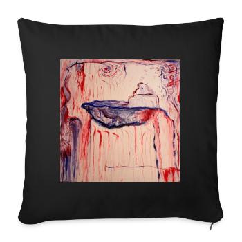 Bhuddas Cave - Sofakissenbezug 45 x 45 cm - Schwarz - Vorne