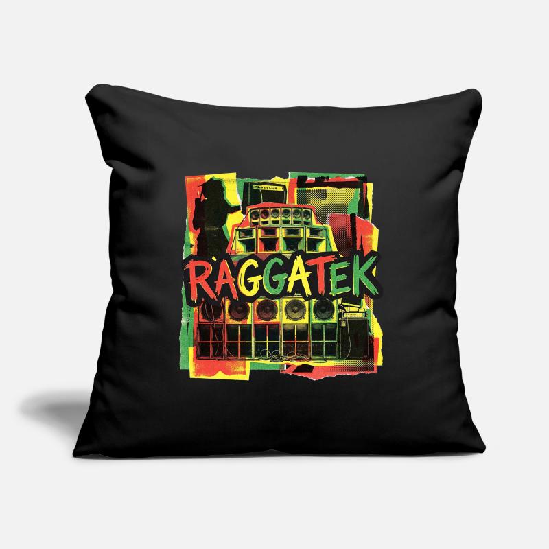 Système de son Raggatek Session Housse de coussin décorative 45 x 45 cm