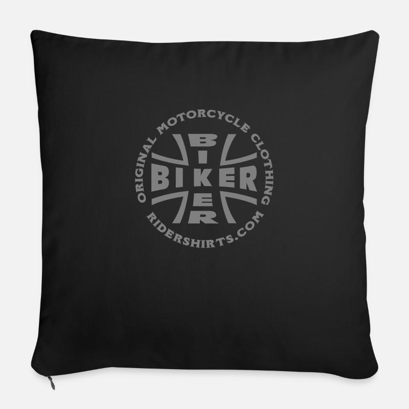 biker Housse de coussin décorative 45 x 45 cm